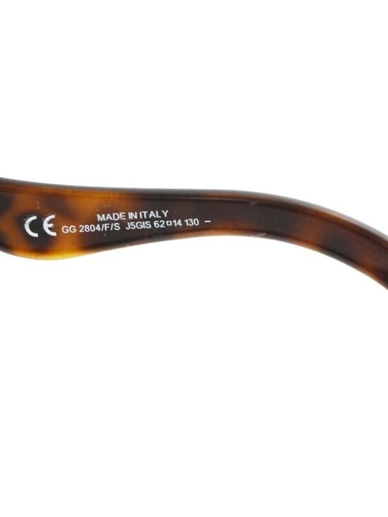 GUCCI GG Sunglasses GG 2804/F/S/ Eye Were Plastic Metal Black Brown main image 6